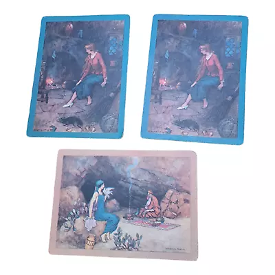 Vintage Warwick Goble Cinderella & Princess Cherry Cards X3 Images Philyum Ridd • £12.49