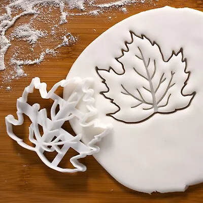 Maple Leaf Cookie Cutter Fairy Whimsical Forest Garden Tea Party Autumn Biscuit • $13.23