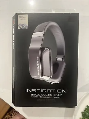 Monster - Inspiration Active Noise Canceling Over-Ear Headphones - Silver • $70