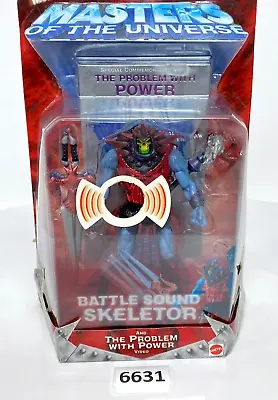 Masters Of The Universe 200x  BATTLE SOUND SKELETOR  6” Figure MOTU 2002 NEW MIB • $39.99