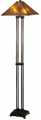 Meyda Tiffany 24218 Amber Glass / Tiffany Floor Lamp - Tiffany Glass • $738