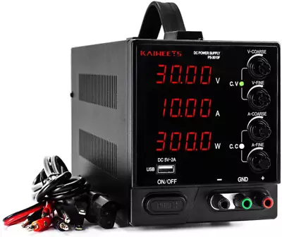 KAIWEETS Laboratory DC Power Supply Adjustable Regulated Power Supply Variable • £69.90