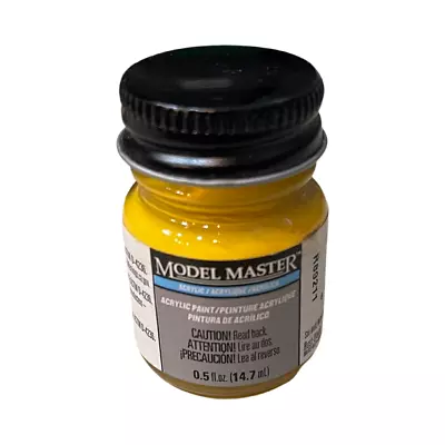 New TESTORS Model Master Reefer Yellow Flat 4879 Acrylic 0.5 Fl Oz • $5.99