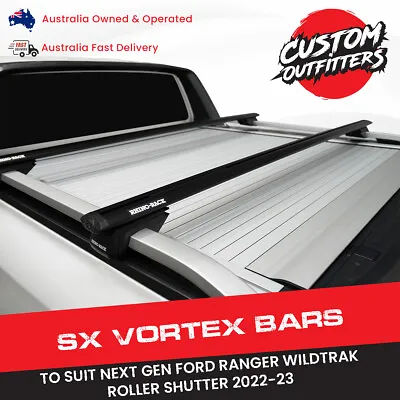 Rhino Roof Racks Cross Bars To Suit Next Gen Ford Ranger Wildtrak Roller Shutter • $630