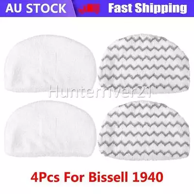 4PCS Microfiber Steam Mop Pads Replacement For Bissell Powerfresh Steam Mop • $19.50