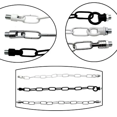 Heavy Duty Chandelier Hanging Link Chain 38mm X 16mm Painted Finish Stong Light • £3.99