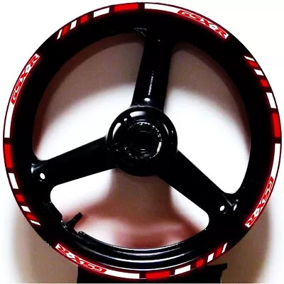 3m Reflective Red White Gp Style Custom Rim Stripes Wheel Decals Tape Stickers • $25.99