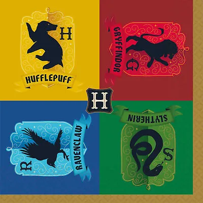 Harry Potter Party Napkins Hogwarts Magic Birthday Party Potter Paper Serviettes • £2.99