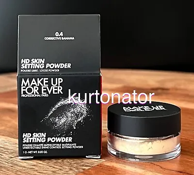 Make Up For Ever HD Skin CORRECTIVE BANANA Setting Powder Travel Size 0.03 Oz • $11.99