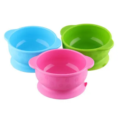 Baby Bowl Dish Suction Table Food Tray Mat Placemat Plate Feeding Silicone • £7.29