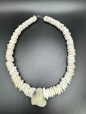 Vintage Genuine Hawaiian Puka Shell Huge Necklace 175g W/Coral Surfer Beach • $200
