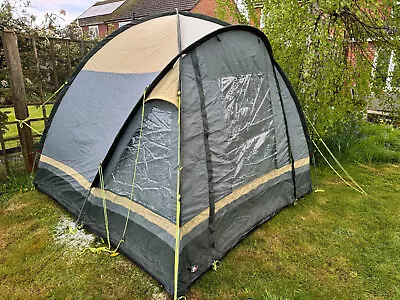 Kampa Bude 2 Tent 2 Person Lots Of Headroom With Footprint Groundsheet & Carpet • £35