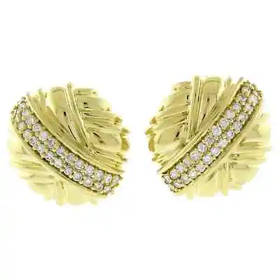 $3150 • Buy Jose Hess Diamond And Gold Earrings