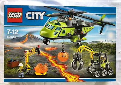 Lego City 60123 - Volcano Supply Helicopter - Brand New & Retired • $110