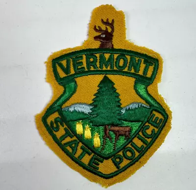 Vermont State Police VT Trooper Patch F5 • $9.99