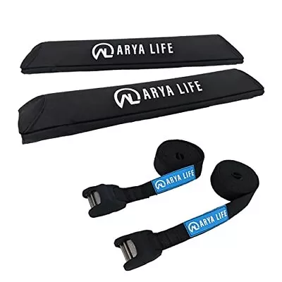 Arya Life 19  Aero Rack Pads With 2 X 10 Ft Tie Down Straps For Surfboard SUP  • $46.40