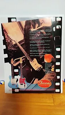 IBANEZ TALMAN GUITAR Print Advertisement 1994 11 X 8.5 • $5