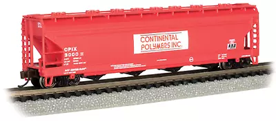 Bachmann N Scale Continental Polymers CPIX ACF 56' 4-Bay Covered Hopper 17562 • $35.76