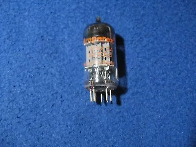 12AX7  / ECC82  MULLARD AMPEREX Orange Vacuum Tube UK  I63  B4J4 1964 • $37