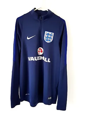 £26.99 • Buy England Training Jumper. Medium. Original Nike. Blue Adults Football M Top Only.