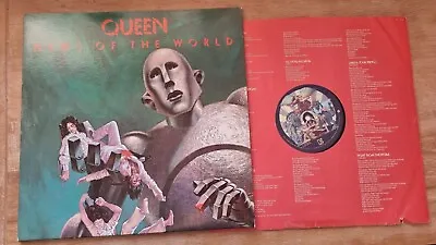 QUEEN – News Of The World – Elektra 6E-112 USA Pressing Gatefold LP 1977 • £19.99