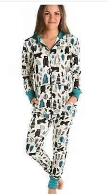 £7 • Buy Mens Ladies Unisex All In One Pyjama Loungewear Flapjack Polar Bear RRP £40