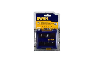 Irwin 1877793 Assorted Black Oxide Coated Countersink Twist Drill Bit Set (5pc) • $29.95