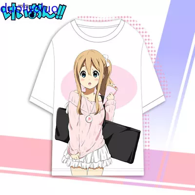 Anime K-on! White T-shirts Men Women Short Sleeve Casual Tops TEE #K4 • $24.99