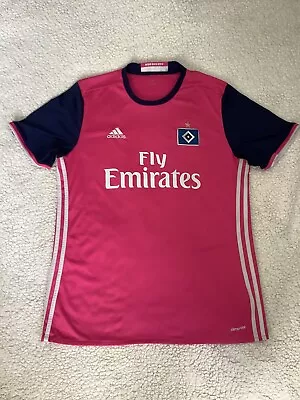 £41.99 • Buy Hamburg Away Adidas Football Shirt - 2016-17  - Large - Good Condition