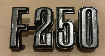 1970s Ford F-250 Emblem OEM BADGE RARE VINTAGE F250 D4TB-16702-BA • $29.95