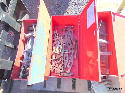 (3) Boxes Mathey Dearman 10' Single Chain Jackscrew Pipe Welding Welder Clamp • $499.89