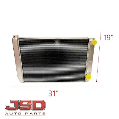 ▲Universal 31  X 19  X 3   For GM Chevy Aluminum Radiator 2 Row Double Pass • $154.99