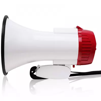 Compact Megaphone ABS 200 Metre Throw Output With Strap And Howl Microphone • £19.99