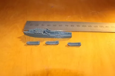 3d Printed Ww2 Merchant Ship Naval Wargaming  1/1800 Landing Craft Dock • £10