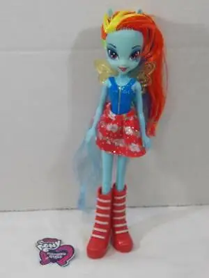 Hasbro ~My Little Pony~ Equestria Girls Rainbow Dash Doll Wings Shoes Skirt • $9.95