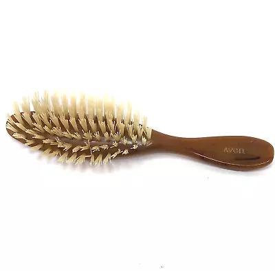 Vintage Avon Hair Brush FLAIR Brush 8 Inch Carmel Butterscotch Natural Bristle • $84.95