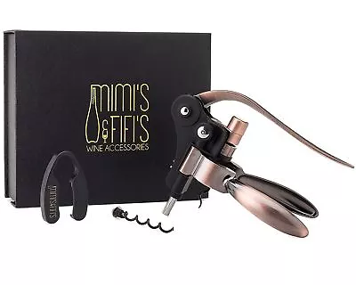 Rabbit Wine Bottle Opener Corkscrew Mimi's & FiFi's Sauvignon Blanc Foil Cutter • $11.99