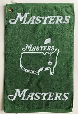 Masters Golf Woven Towel 2 Sided Bag Towel 2024 Masters Pga New • $41.95