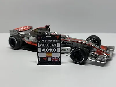 Pitboard 1:43 & 1:18 (Slate F1) / Fernando Alonso (McLaren) 2007 / Welcome • $5.95