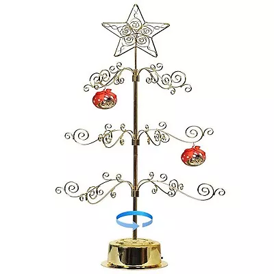 HOHIYA 24 Inch Metal Ornament Display Tree Stand Rotating Holder Hanger Wire ... • $68.68