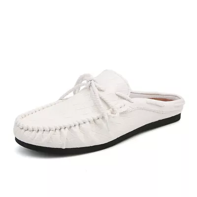 Casual Shoes New Men's Fashion Pointy Toe Faux Leather Slip-on Loafers • $43.66