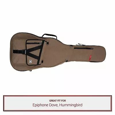Tan Gator Guitar Case Fits Epiphone Dove Or Hummingbird • $149.99
