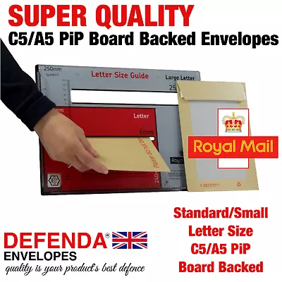 A5 C5 PiP 238mm 163mm BOARD BACKED ENVELOPES Hard Card Back PLEASE DO NOT BEND • £60.12