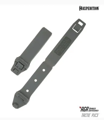 Maxpedition TacTie PJC3 GRAY Pack Of 6 Polymer Joining Clips #PJC3GRY • £10.99