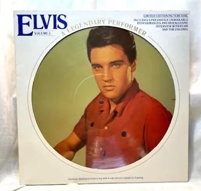 Elvis Presley 1978 LP -A LEGENDARY PERFORMER VOL 3  - CPL1-3078 **PROMO** M/M • $42.50