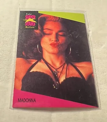 Madonna 1991 Pro Set Super Stars Music Trading Card #65 W/Top Loader 🔥 • $1.70