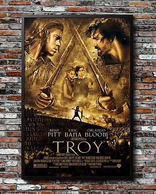 Troy Brad Pitt 2004 Movie Poster • $7.99