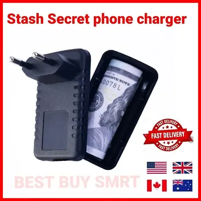 Stash Fake Charger Diversion Safe Secret Lock Hidden Compartment It Box • $7.99