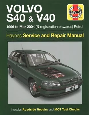 Haynes Volvo S40 & V40 Service And Repair Manual : 1966 To Mar 2004 (N Regist... • $39.40