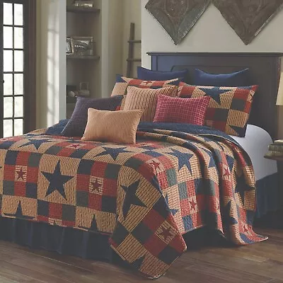 Virah Bella - Mountain Cabin Blue - Lightweight Quilt Set With 2 Pillow Shams • $59.99